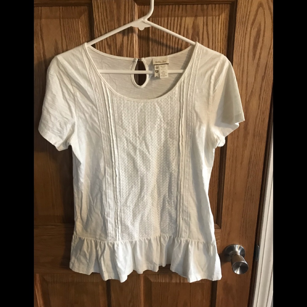 White babydoll top